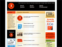 Tablet Screenshot of colegioeconomistas.com